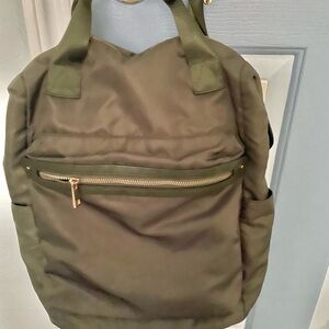 A New Day Khaki Backpack with Secure Zipper